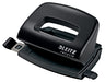 Leitz NeXXt Recycle Mini Hole Punch, 10 A4 Sheet Puncher, 100% Recyclable, Steel & Recycled Plastic, CO2 Neutral, Eco Friendly, Recycle Range, Black, 50100095