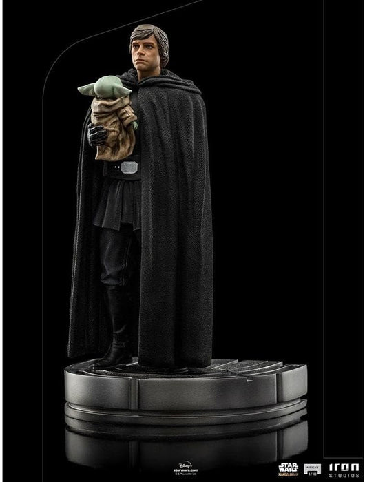 Iron Studios - STAR WARS - Luke Skywalker et Grogu - Statuette ArtScale 1/10 21cm