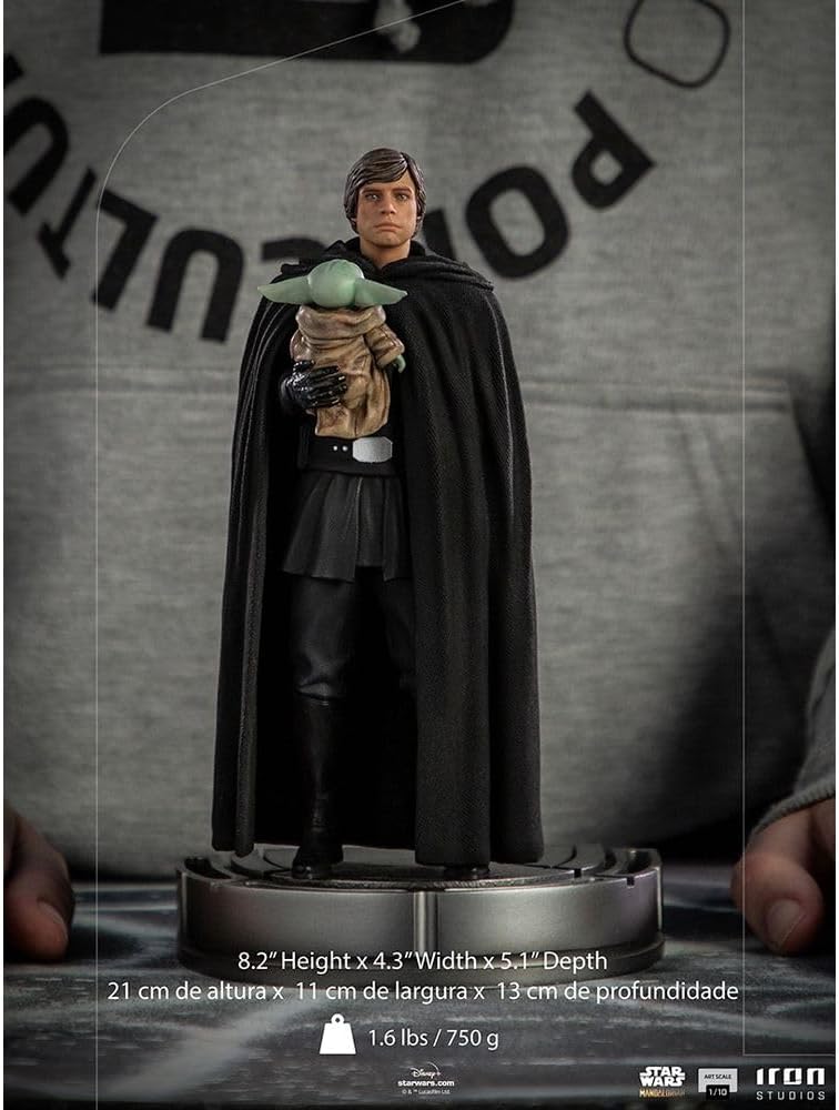 Iron Studios - STAR WARS - Luke Skywalker et Grogu - Statuette ArtScale 1/10 21cm