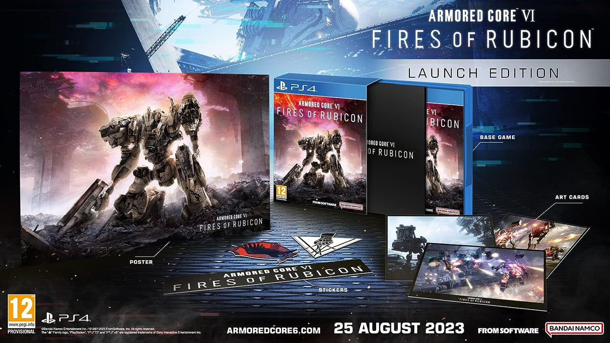 Armored Core VI Fires of Rubicon Launch Edition (PS4) PlayStation 4