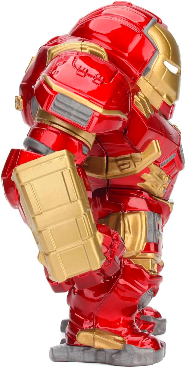 Jada- 2 Figuras de Metal de Iroman-Hulkbuster de 15 cm y 4 cm, con Licencia Oficial de Marvel. (253223002)