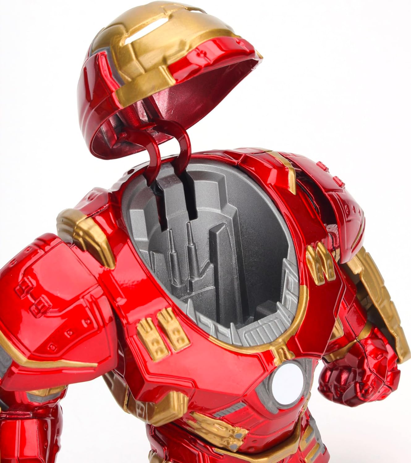 Jada- 2 Figuras de Metal de Iroman-Hulkbuster de 15 cm y 4 cm, con Licencia Oficial de Marvel. (253223002)
