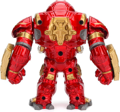 Jada- 2 Figuras de Metal de Iroman-Hulkbuster de 15 cm y 4 cm, con Licencia Oficial de Marvel. (253223002)