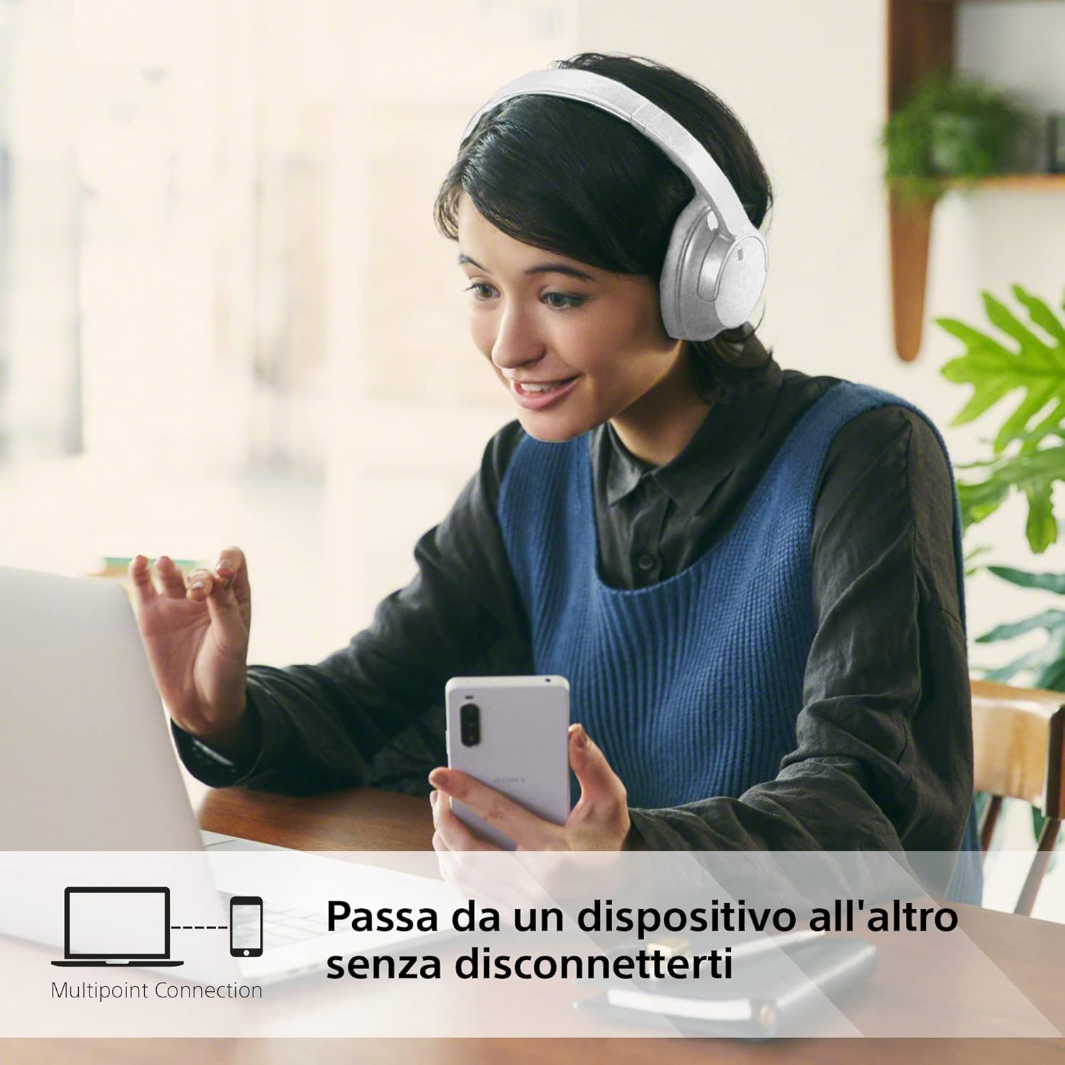 Sony WH-CH720N Noise Cancelling Wireless Bluetooth Headphones - Up to 35 hours battery life and Quick Charge