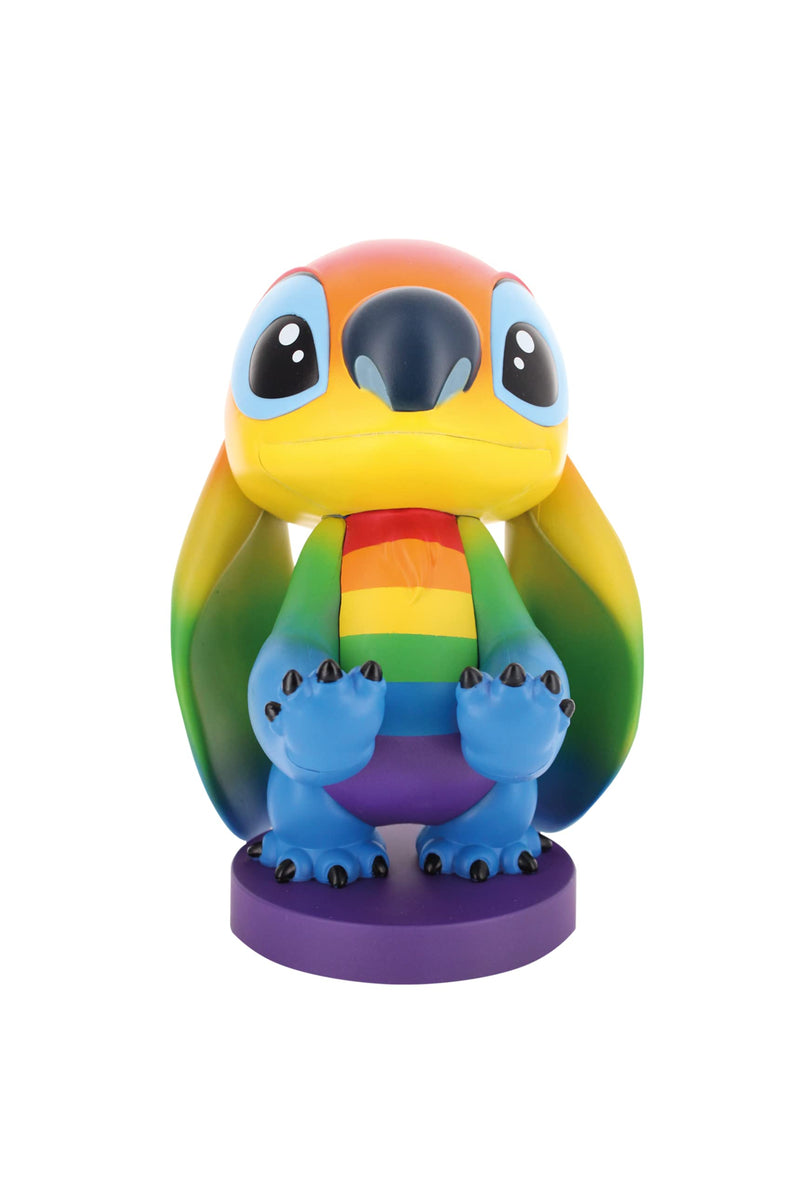 Cable Guys - Disney Rainbow Stitch Gaming Accessories Holder & Phone Holder for Most Controller (Xbox, Play Station, Nintendo Switch) & Phone Rainbow Stitch Cable Guy