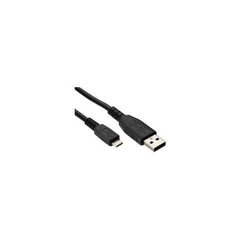 Hamlet XUMICROU150B - Cable USB (1,5 m, USB A, Micro-USB B, 2.0, 480 Mbit/s, Negro