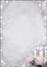 SIGEL DP178 Christmas writing paper "Christmas Silence", A4, 90 gsm, 100 sheets Writing paper - 100 sheets Christmas Silence - gray