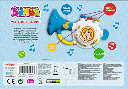 Bumba speelgoedinstrument - Mijn eerste trompet - incl. batterijen