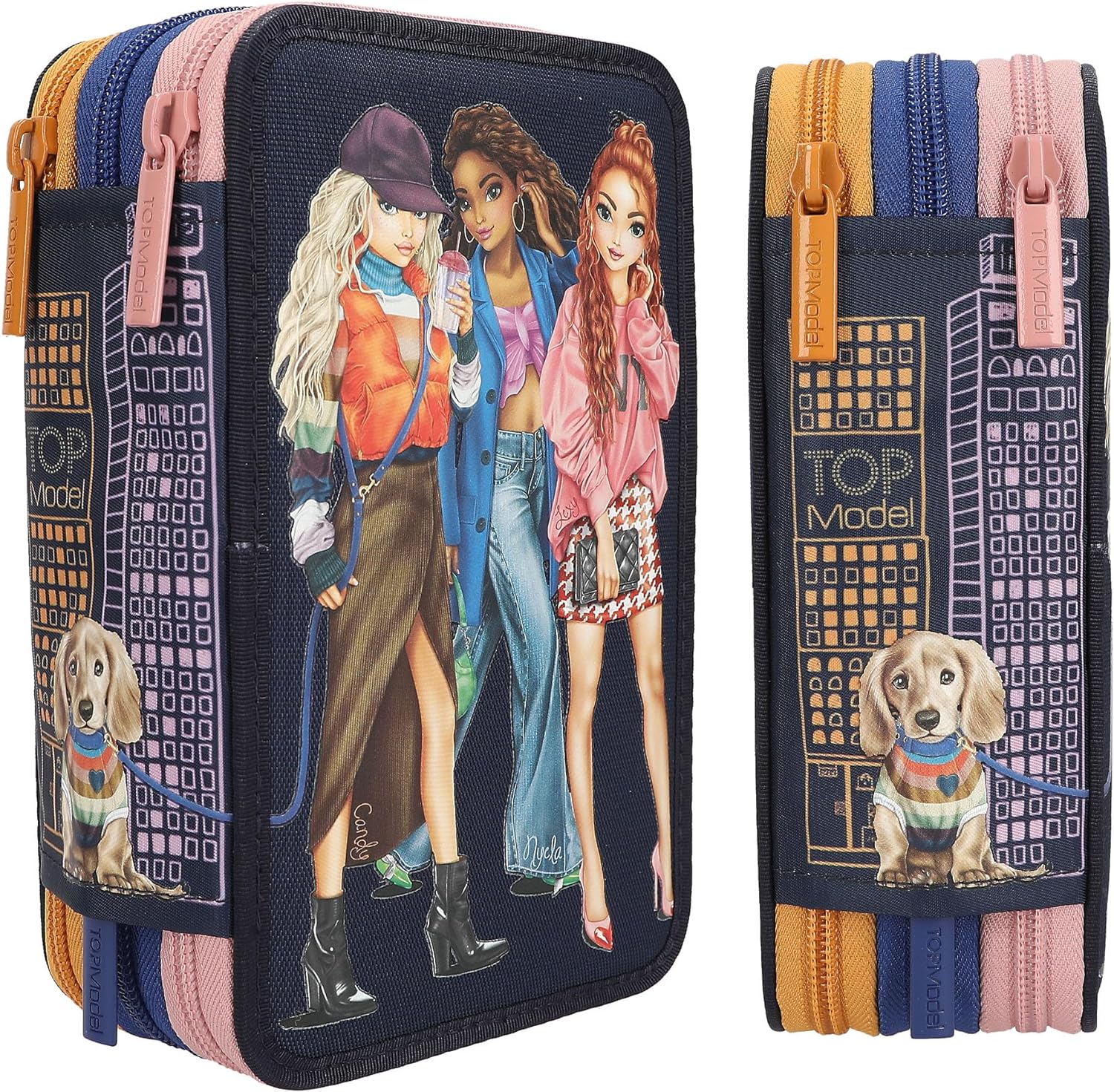 Topmodel Triple Pencil Case City Girls ( 412560 )