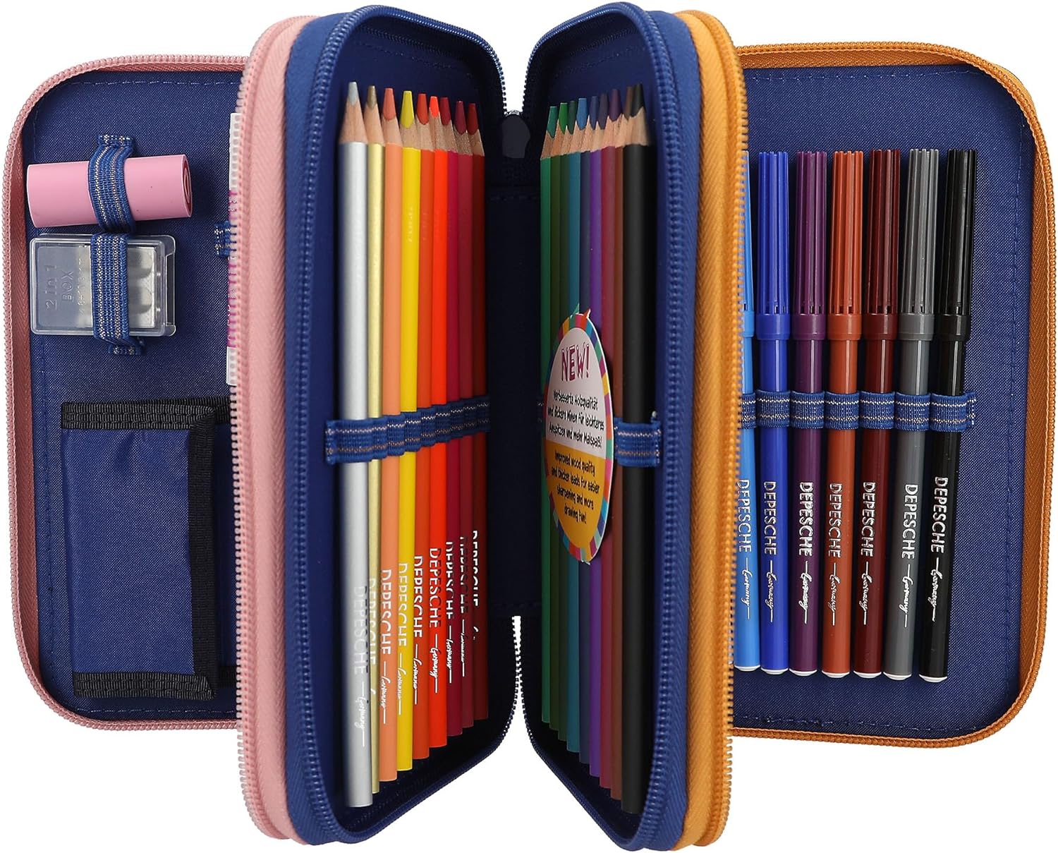 Topmodel Triple Pencil Case City Girls ( 412560 )
