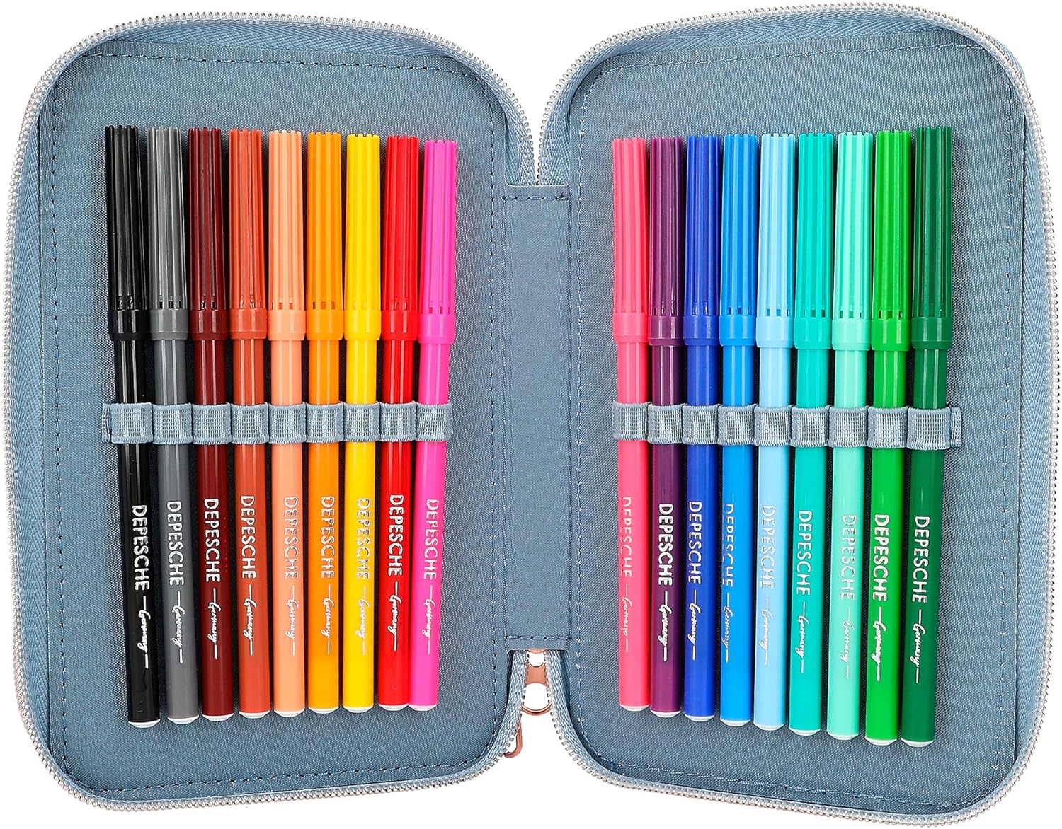 TOPModel Triple Pencil Case with Application CITY GIRLS (0412561)