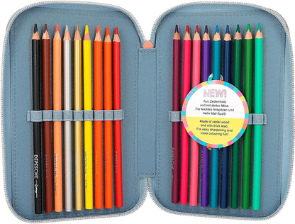 TOPModel Triple Pencil Case with Application CITY GIRLS (0412561)