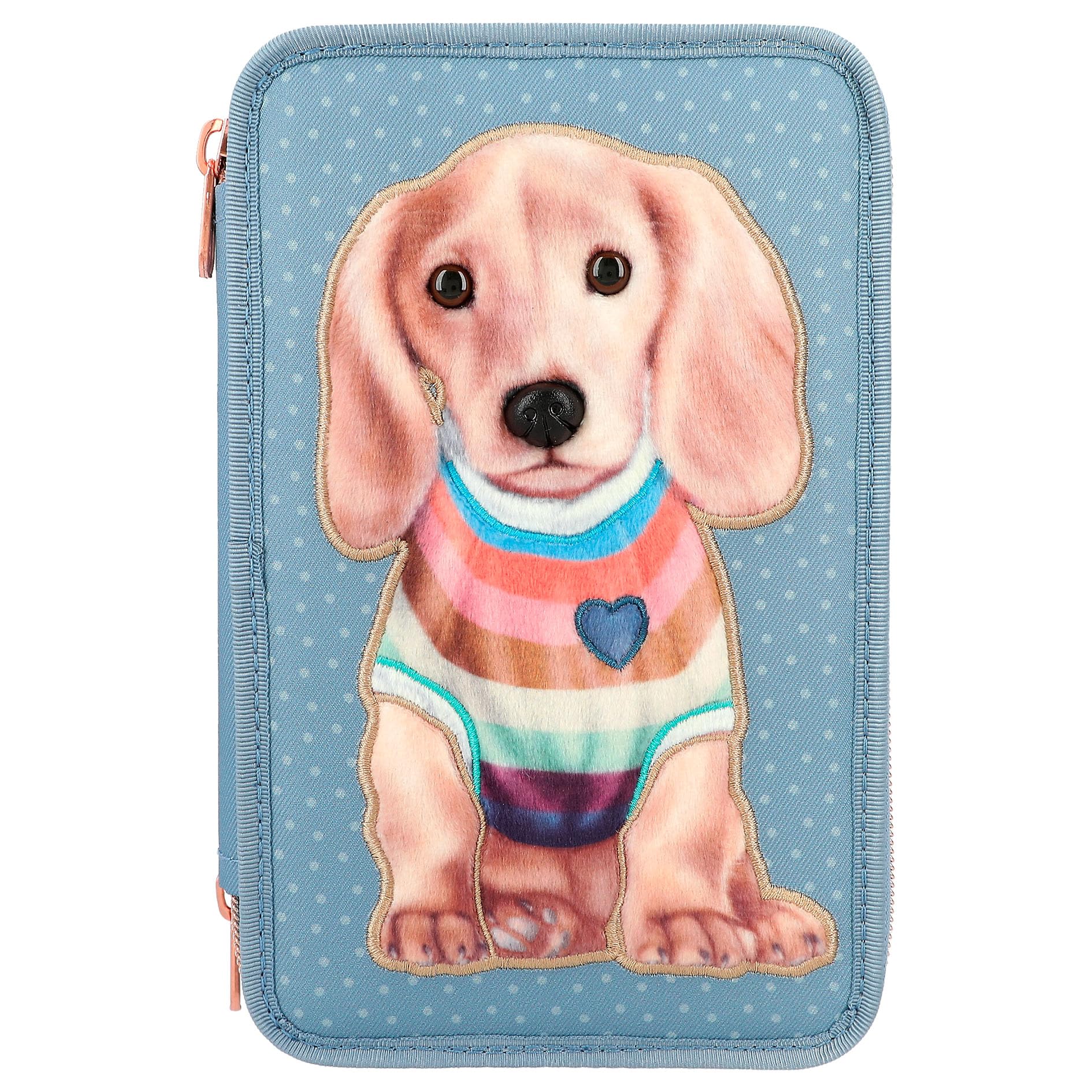 TOPModel Triple Pencil Case with Application CITY GIRLS (0412561)