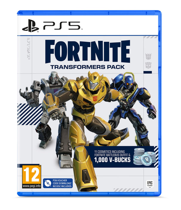 Fortnite Transformers Pack (Game Download Code in Box) - PS5 PlayStation 5