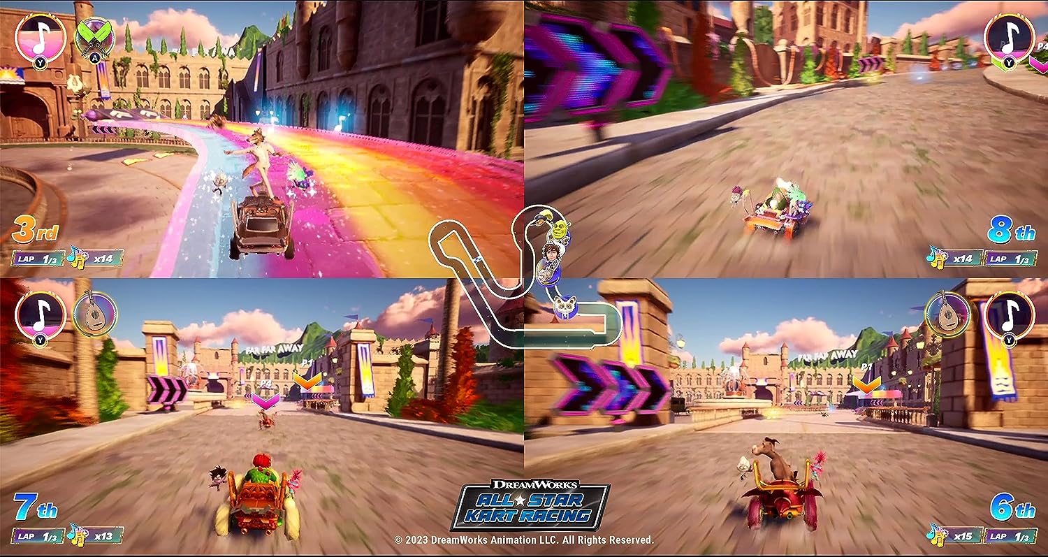 Dreamworks All-Star Kart Racing Nintendo Switch