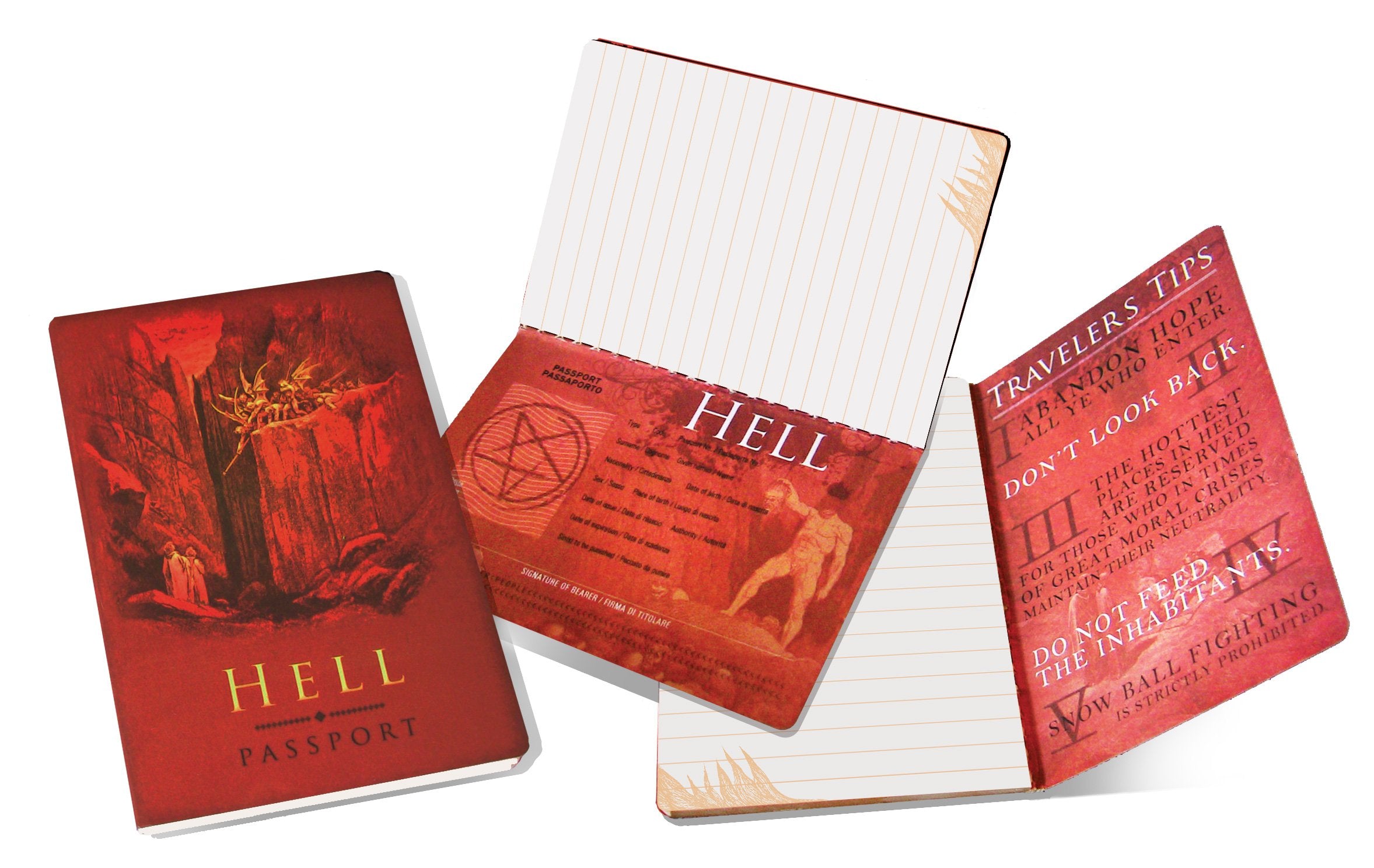 Passport to Hell Mini Notebook