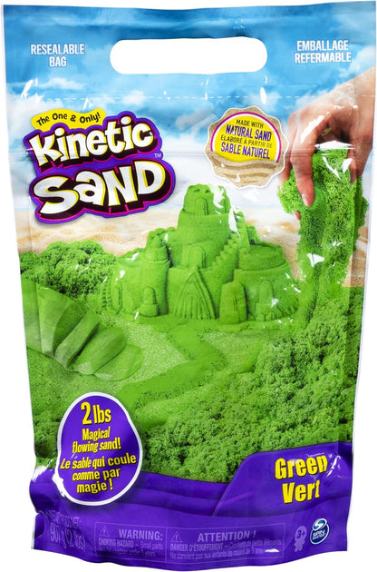 Kinetic Sand, 0.9 kg for Mixing, Moulding and Creating, for Ages 3 and Up (Colours Ship at Random) (Styles Vary