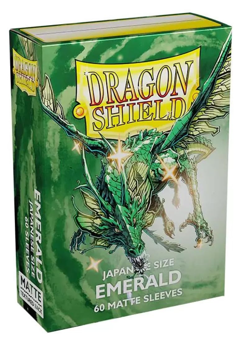 Arcane Tinmen ApS ART11136 Dragon Shield: Japanese Matte – Emerald (60