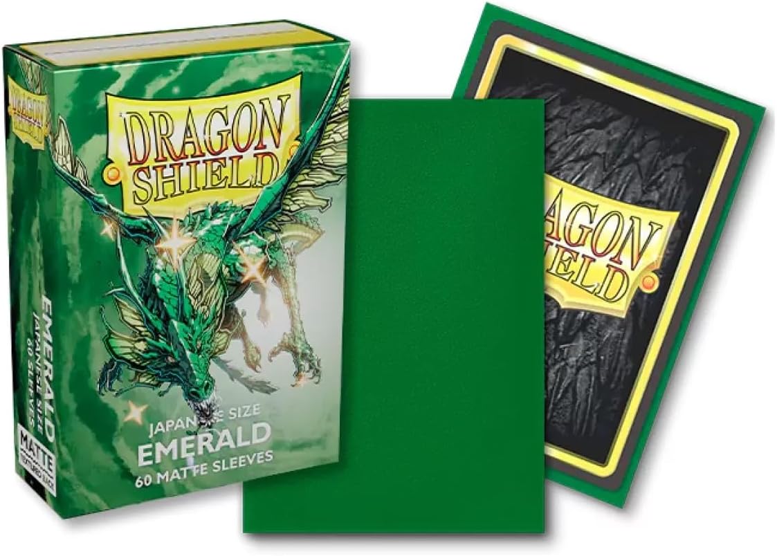 Arcane Tinmen ApS ART11136 Dragon Shield: Japanese Matte – Emerald (60
