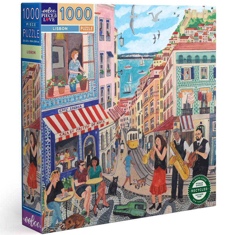 EEBOO - Puzzle 1000 pcs - Lisbon - (EPZTLSB