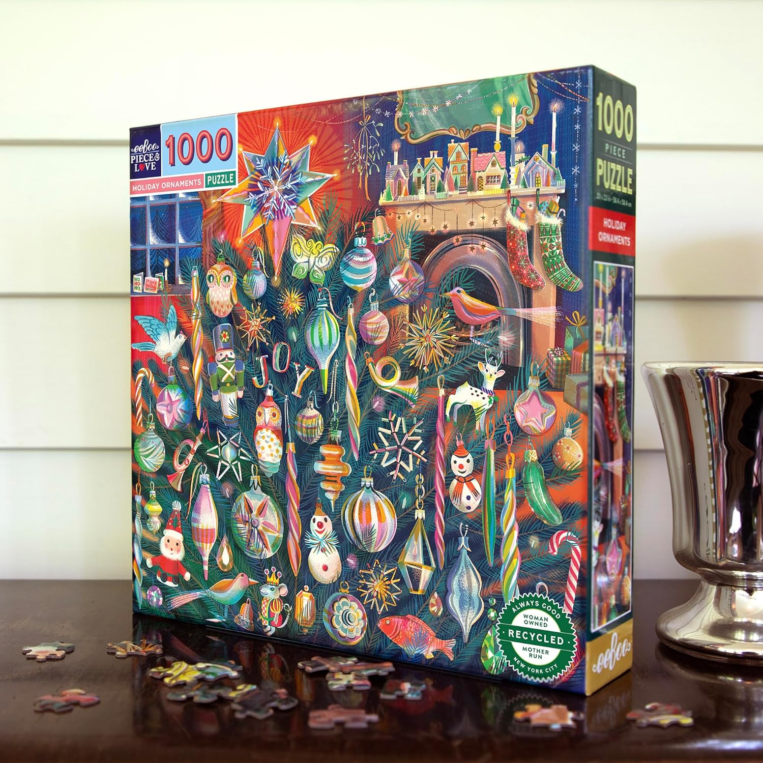EEBOO - Puzzle 1000 pcs - Holiday Ornaments - (EPZTHYO