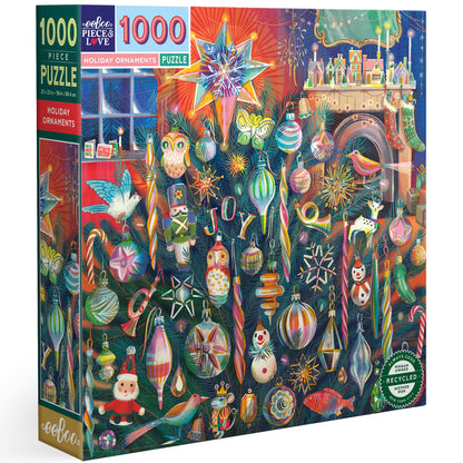 EEBOO - Puzzle 1000 pcs - Holiday Ornaments - (EPZTHYO