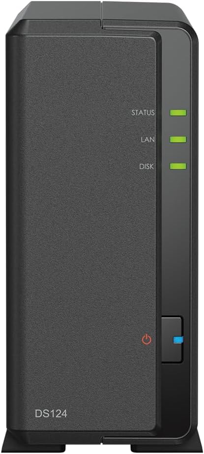Synology DiskStation DS124 1 Bay Desktop NAS