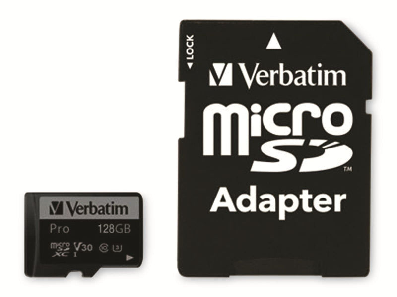 Verbatim MICRO SDXC CARD PRO UHS-3 128GB CLASS 10