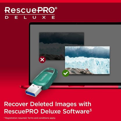 SanDisk 512GB Ultra Eco USB 3.2 Flash Drive up to 100 MB/s Eco-Friendly USB drive made with over 70% recycled plastic