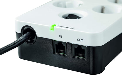 EATON Protection Box 6 USB Tel DIN 6-fach Steckdos