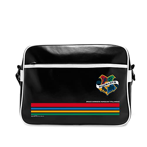 ABYSTYLE - Harry Potter Umhängetasche schwarz Hogwarts, Schwarz