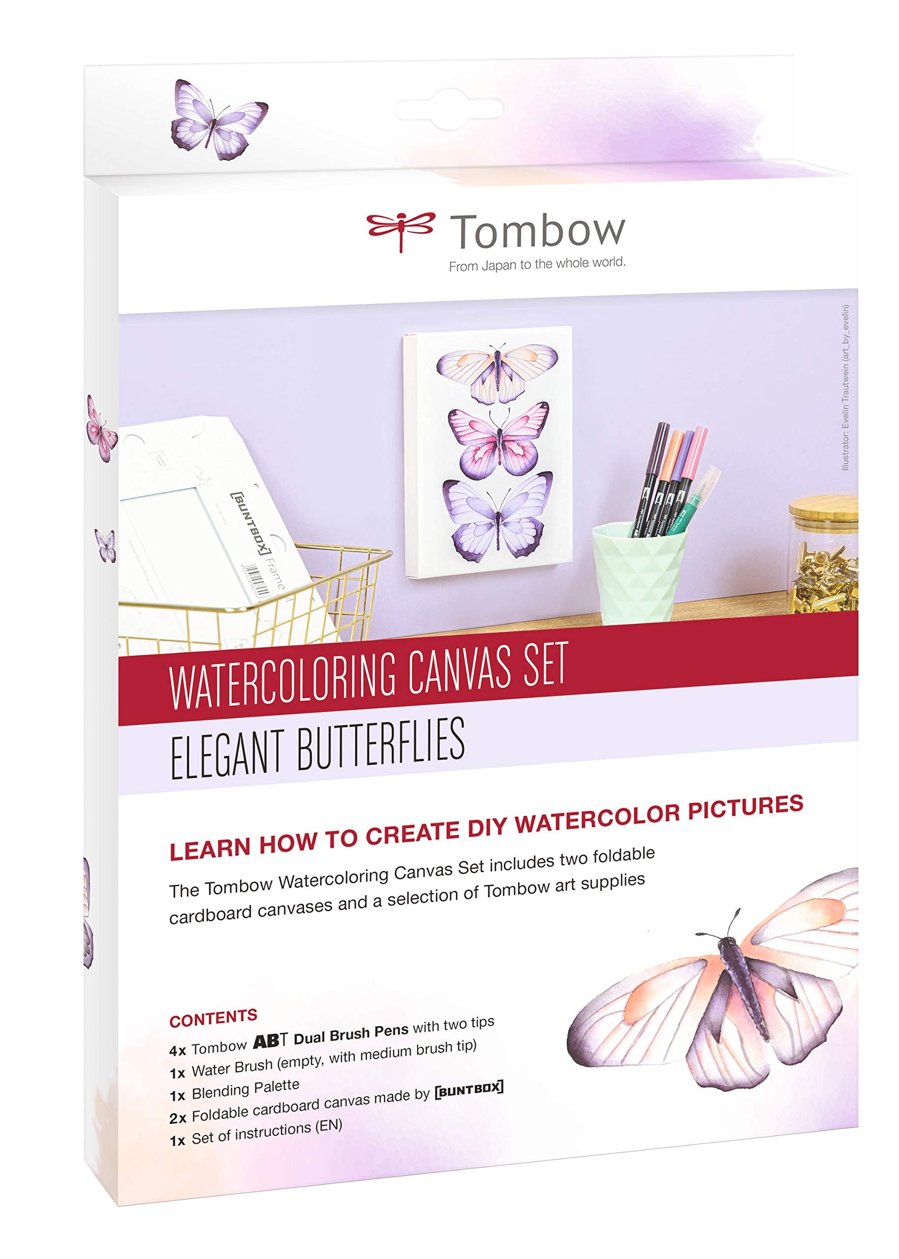 Tombow CANVAS-SET1 - Set eleganti farfalle