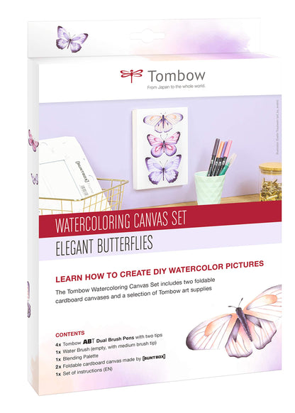 Tombow CANVAS-SET1 - Set eleganti farfalle