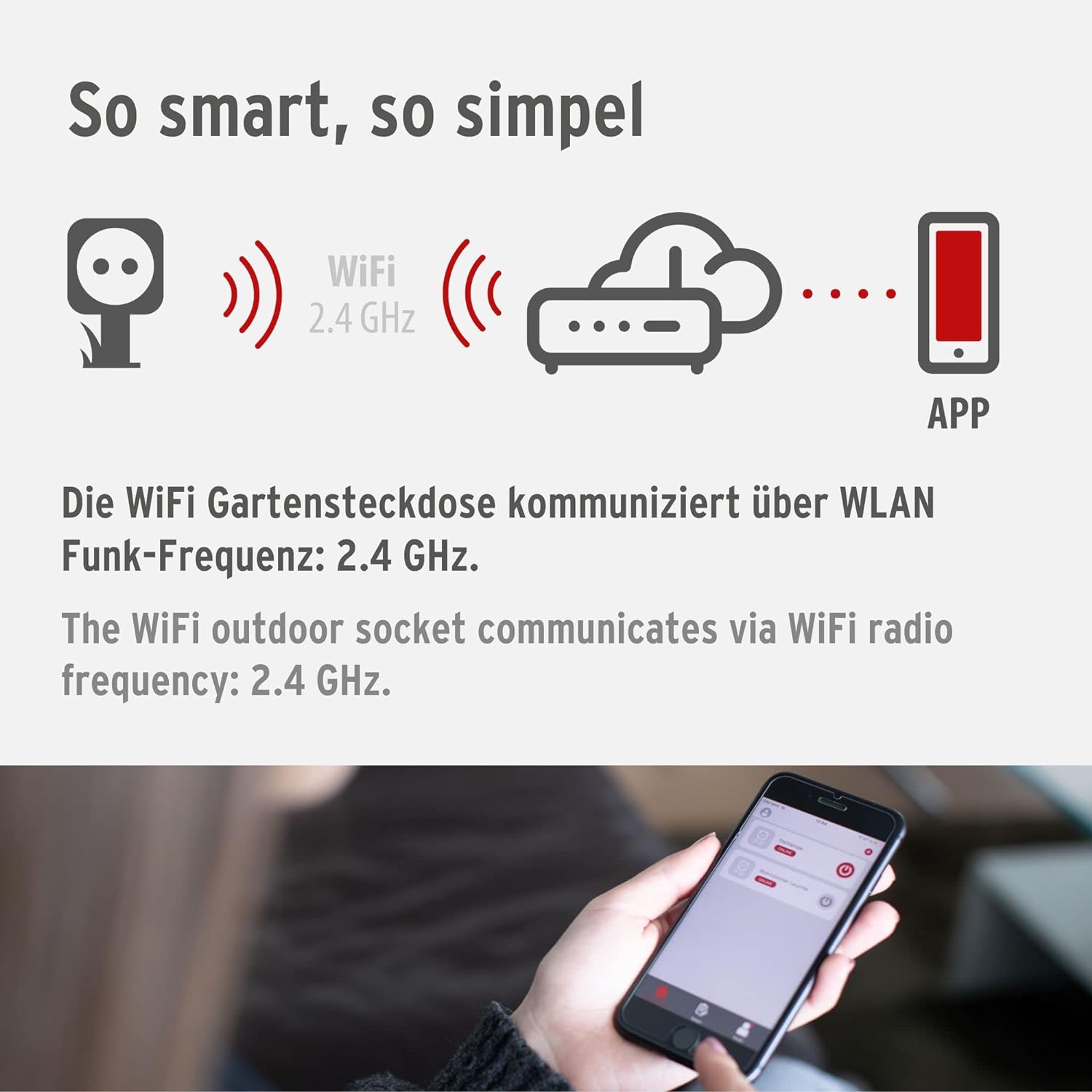 brennenstuhl Connect 2-fach 10 m ErdspieB WLAN-Ste