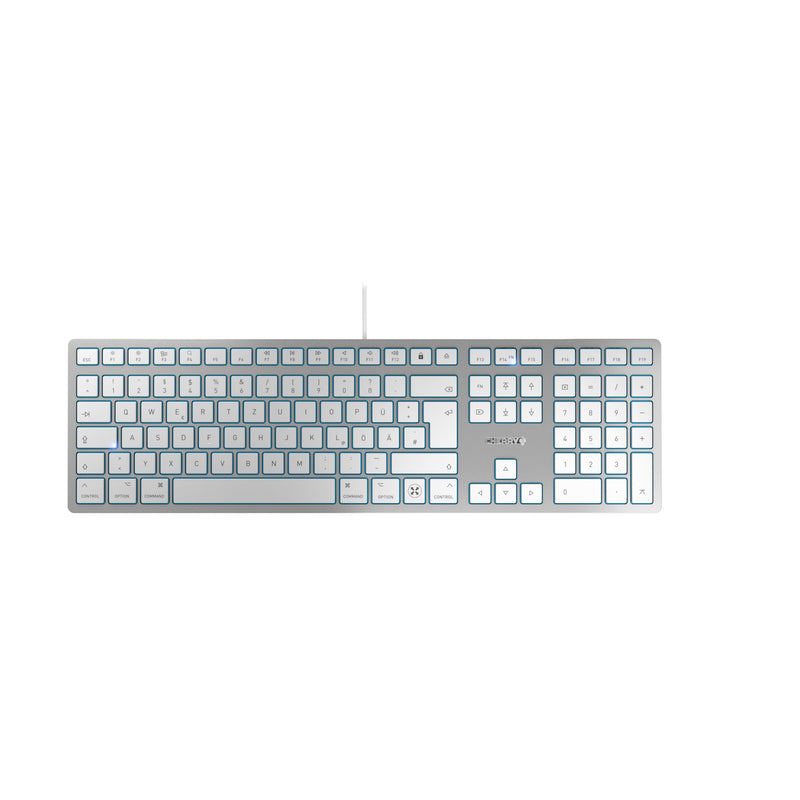 CHERRY KC 6000C FOR MAC Tastatur kabelgebunden wei