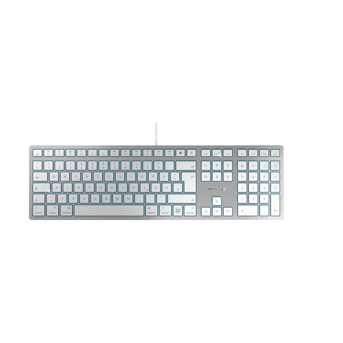CHERRY KC 6000C FOR MAC Tastatur kabelgebunden wei