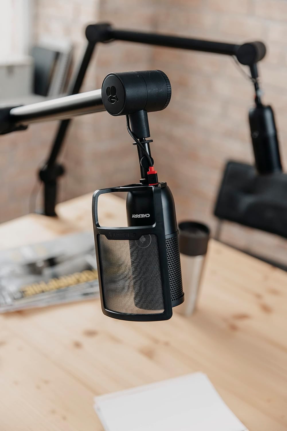 CHERRY UM POP FILTER Mikrofon-Windschutz schwarz