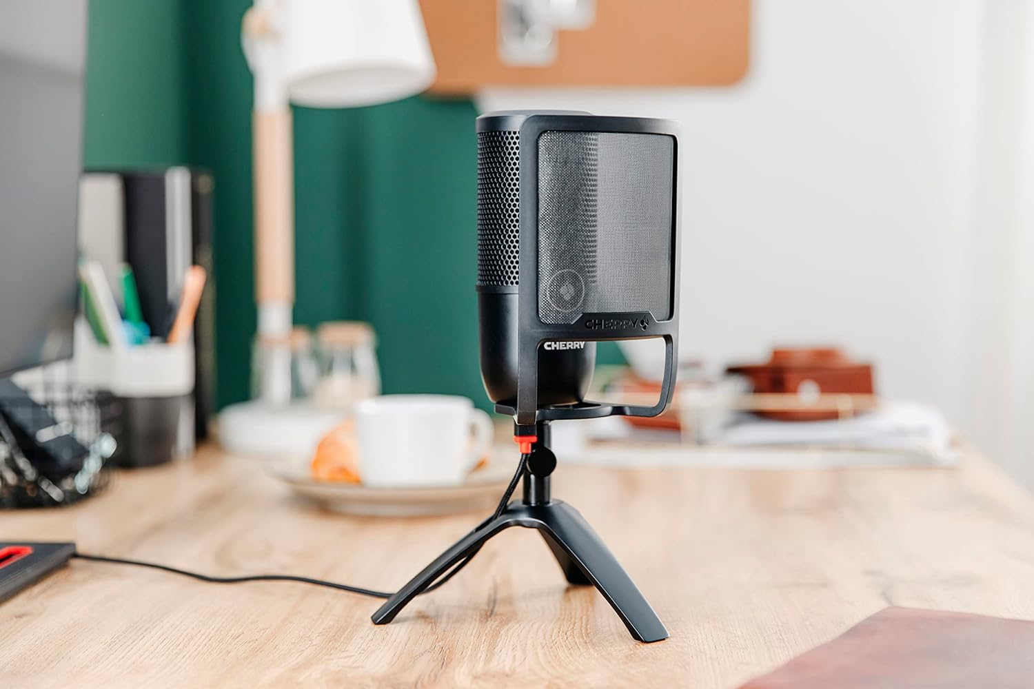 CHERRY UM POP FILTER Mikrofon-Windschutz schwarz