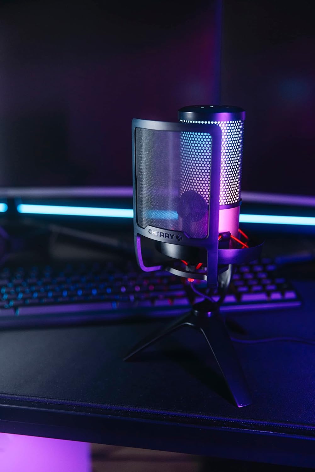 CHERRY UM POP FILTER Mikrofon-Windschutz schwarz