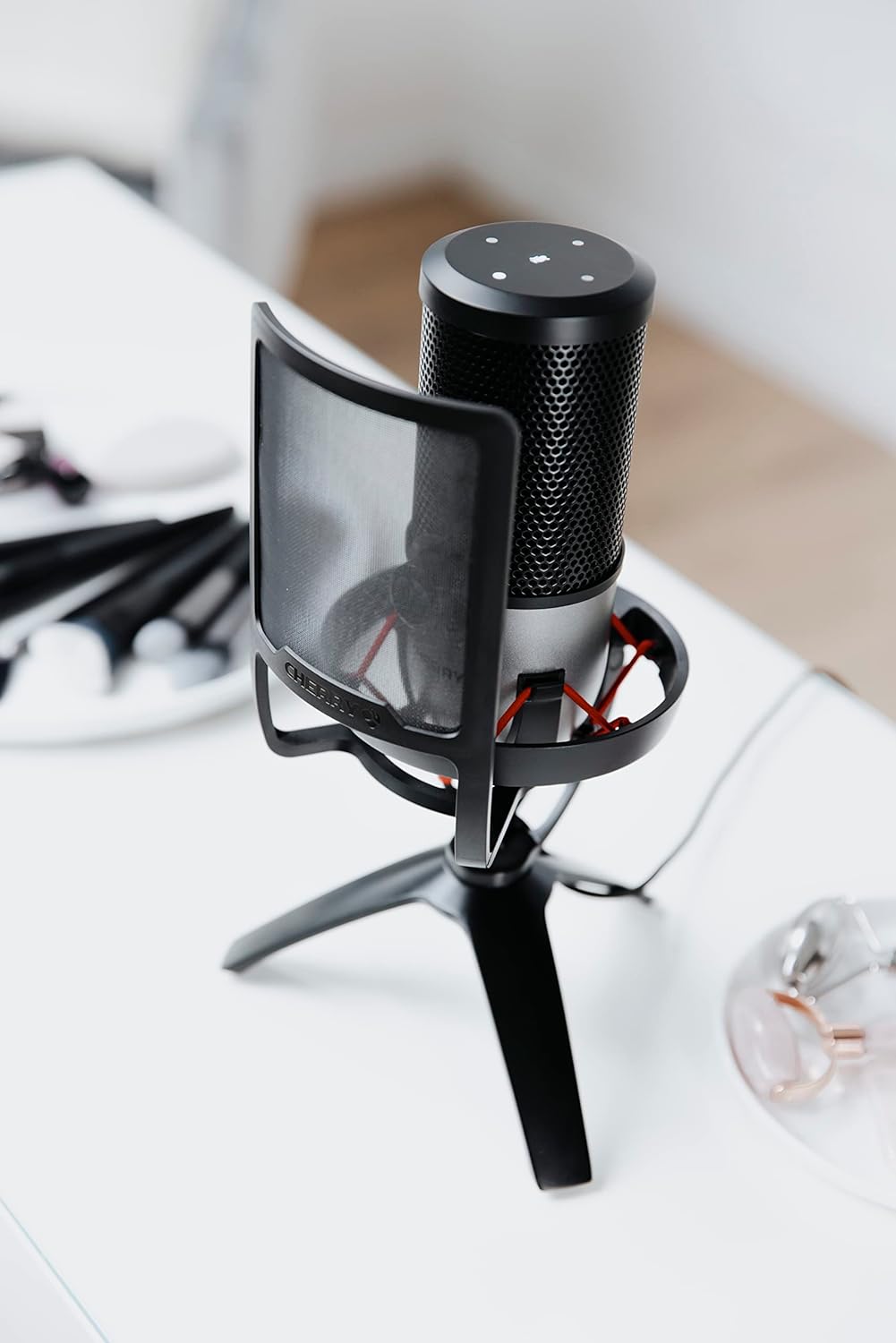 CHERRY UM POP FILTER Mikrofon-Windschutz schwarz