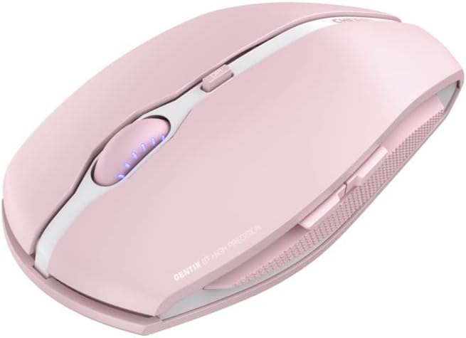 CHERRY GENTIX BT, wireless Bluetooth mouse, multi-device function for up to 3 end devices, switchable resolution (1000/2000 dpi), 7 buttons and scroll wheel, battery-operated