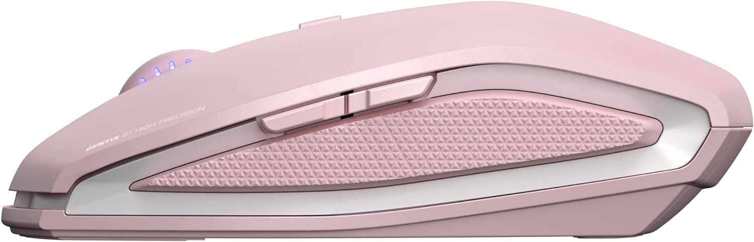 CHERRY GENTIX BT, wireless Bluetooth mouse, multi-device function for up to 3 end devices, switchable resolution (1000/2000 dpi), 7 buttons and scroll wheel, battery-operated