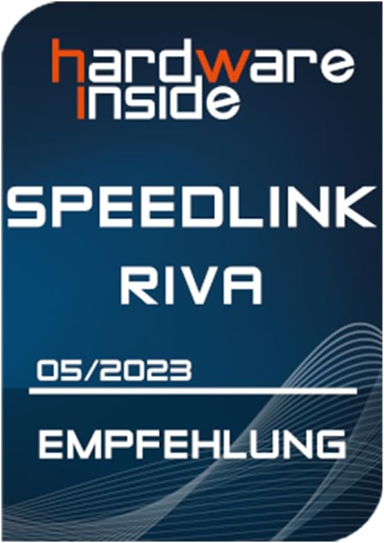 Speedlink Teclado Riva con Mecanismo de Tijera – Teclado para PC Conectado por Cable, Teclado USB silencioso con Teclas Planas, con 7 Teclas multifuncionales, distribución Alemana, Negro