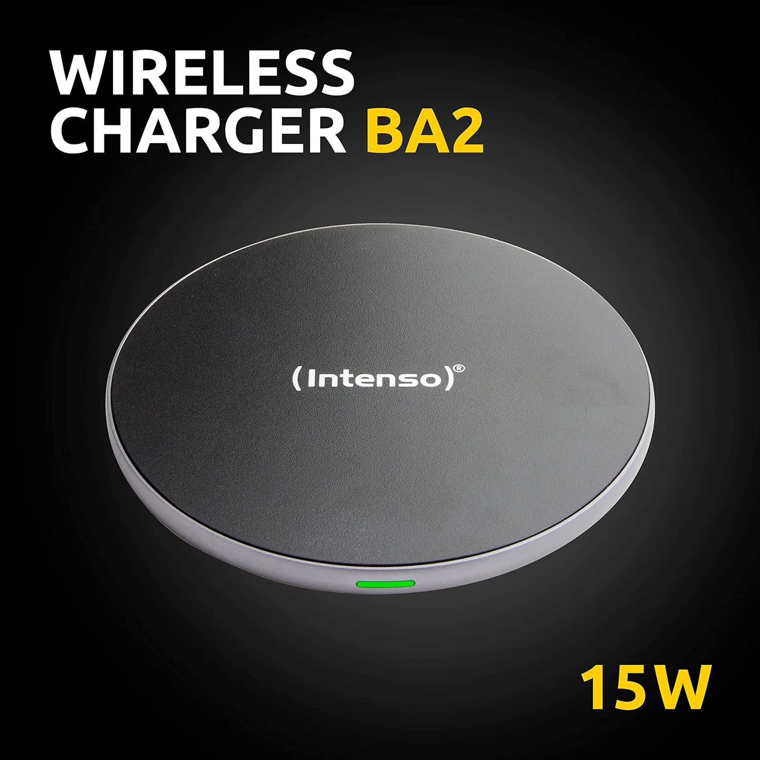 Cordless Charger Intenso 7410520 White Black Black/Silver