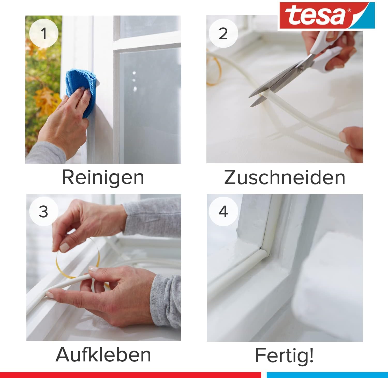 tesa tesamoll® Universal Schaumstoff Fenster-Dicht