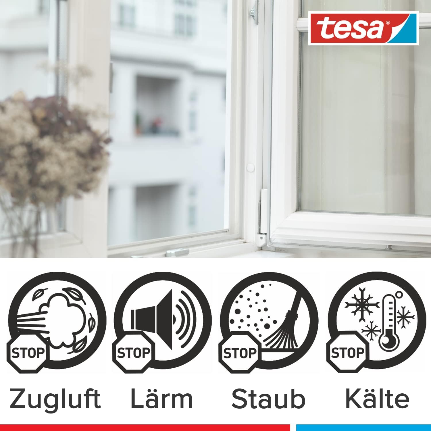 tesa tesamoll® Universal Schaumstoff Fenster-Dicht