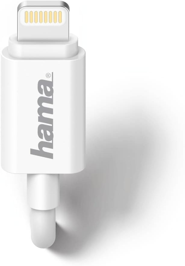hama Ladekabel mit Adapter weiB 1,0 m, 5 Watt