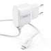 hama Ladekabel mit Adapter weiB 1,0 m, 5 Watt