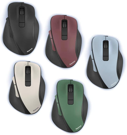 hama MW-500 Maus ergonomisch kabellos waldgrun