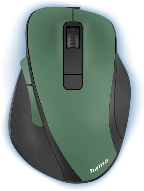 hama MW-500 Maus ergonomisch kabellos waldgrun